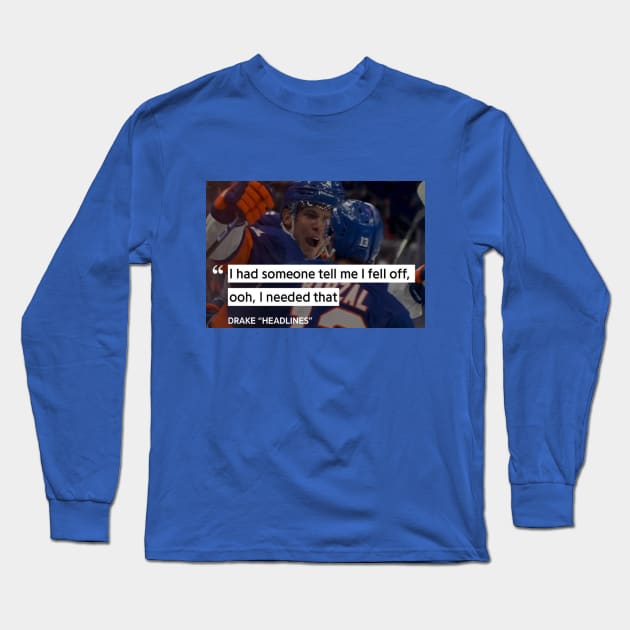 Bo and Barzal Long Sleeve T-Shirt by FishermanHky